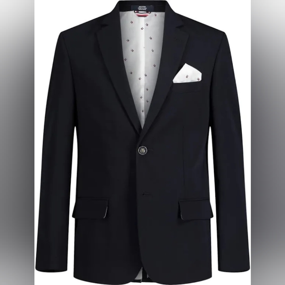 BRAND NEW Tommy Hilfiger Boys Alexander Bi-Stretch Blazer (Size 12)